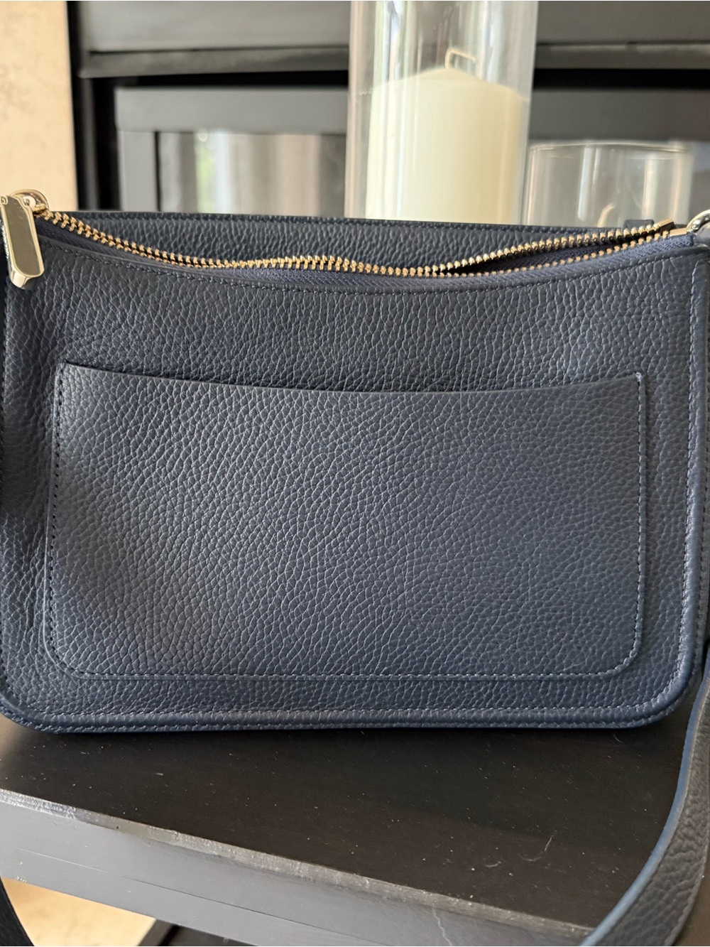 kate spade New York Navy Pebbled Leather Crossbody Bag - Picture 5 of 8